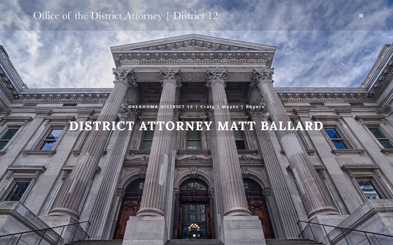 Craig County District Court District 12 district attorney website